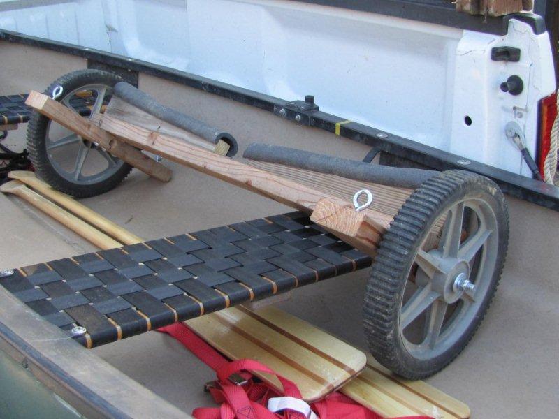 Practical Camper: DIY project: canoe dolly
