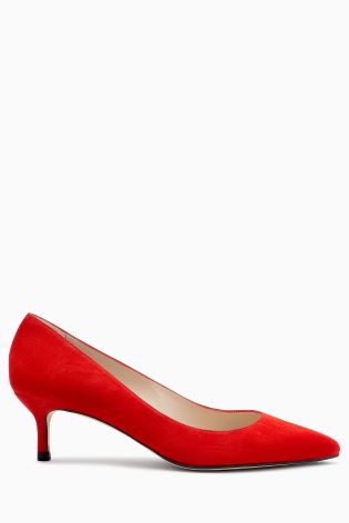 L K Bennett audrey red court shoes