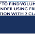 How to find volume of cylinder using friend function with 2 classes?
