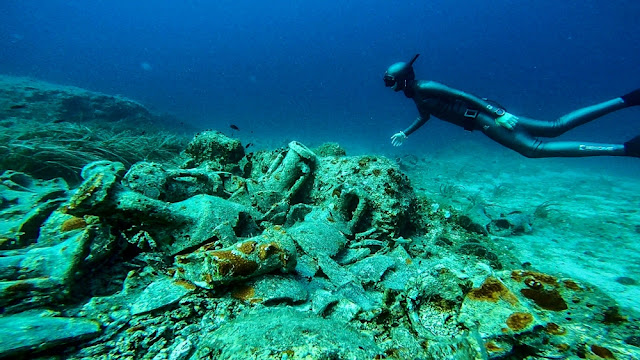 Freediving amfory Vis Chorwacja