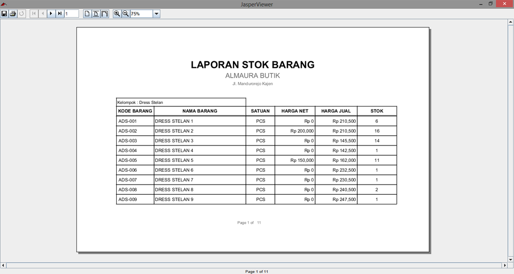 Contoh Aplikasi Penjualan + Otomasi Stok Barang - Ogat Dezaign