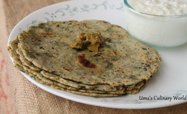 Jowar Methi Thepla