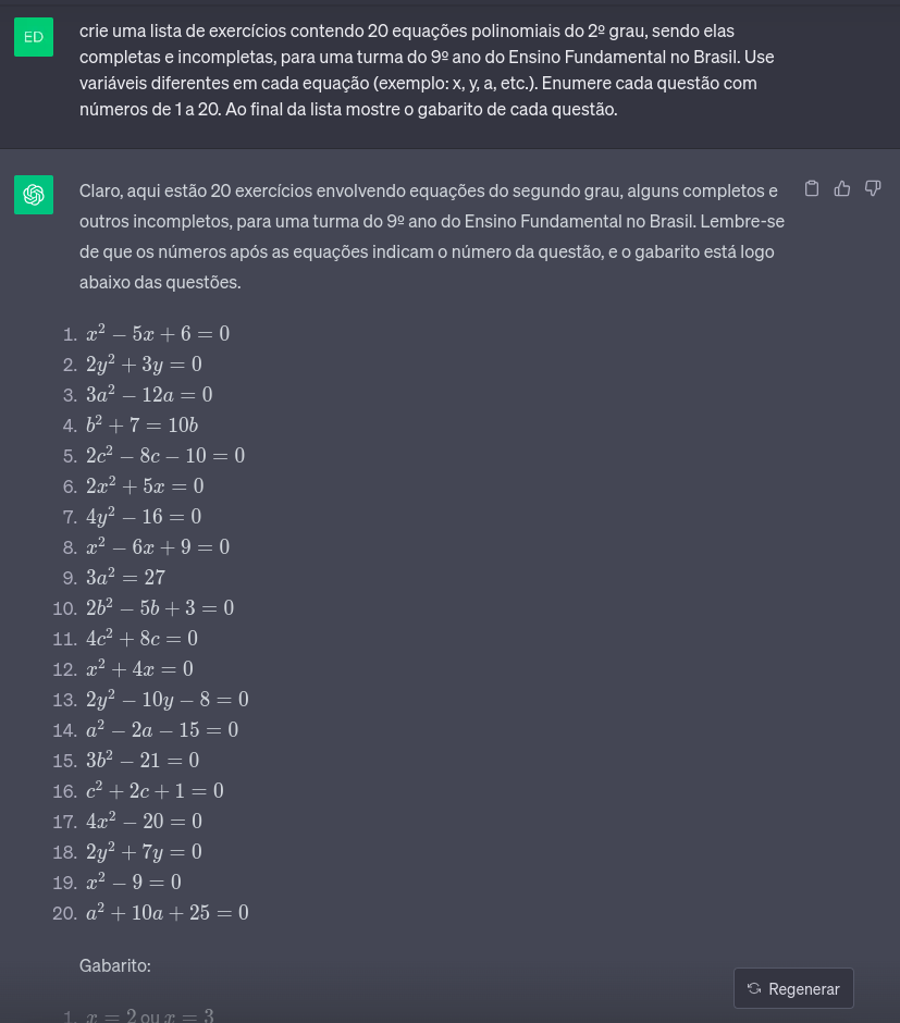 Resultado do Prompt 2