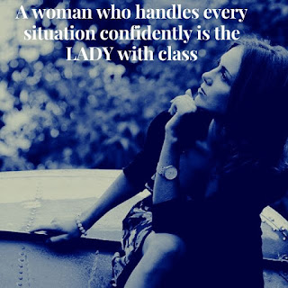 Classy Lady Quote with Image
