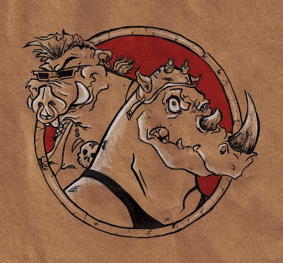 Bebop And Rocksteady. I'm Bebop -n- Rocksteadyin'