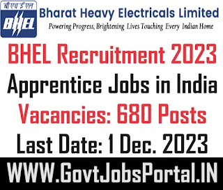 Apply Now for BHEL Apprentice Recruitment 2023 | Latest Government Jobs in India | Graduate, Technician, and Trade Apprentice Vacancies