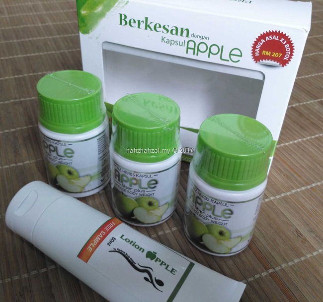 review produk kurus apple fiber plus