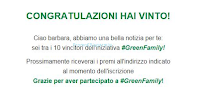 Logo Anche voi avete vinto con il concorso ''Green Family'' ?