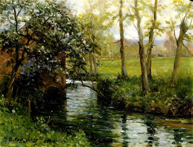 Landscape Painting by Louis Aston Knight American Artist