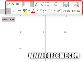 Cara membuatkalender di microsoft word