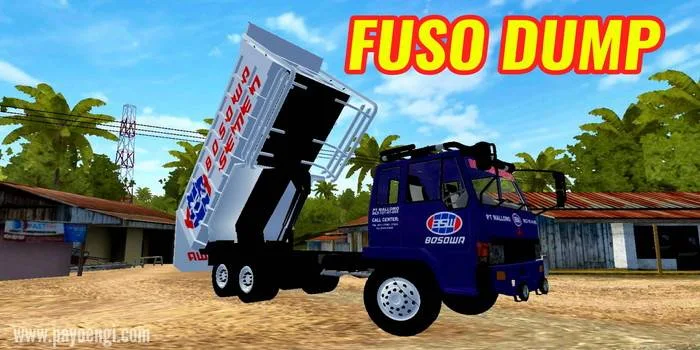 mod bussid fuso dump