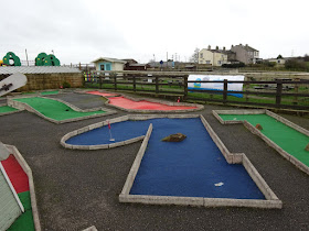 Crazy Golf at Charlotte's Ice Cream Parlour in Dewsbury