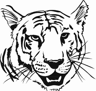 tiger coloring pages, kids coloring pages