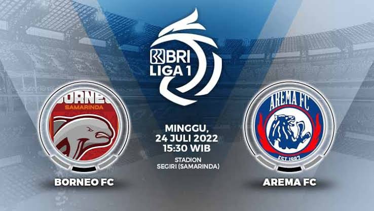 Link Live Streaming Liga 1 Borneo FC vs Arema FC, 24 Juli 2022