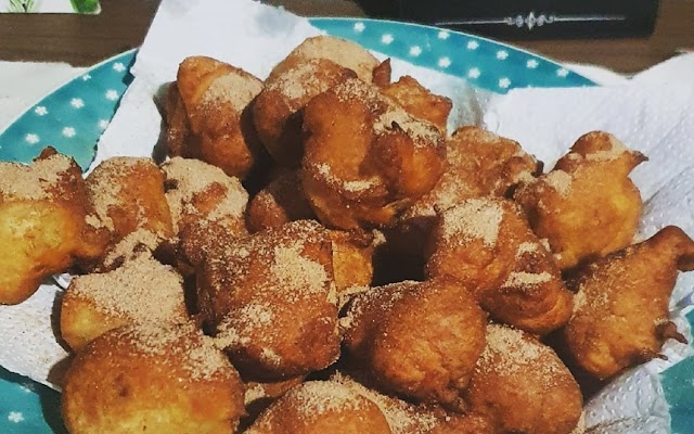 Bolinho de chuva de banana