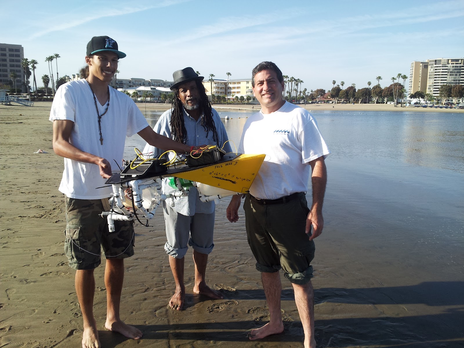 Testing the Sea Perch 0.7 amp Jameco motors mounted on the Sea Hawk.