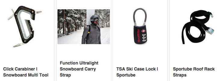 snowboard gear