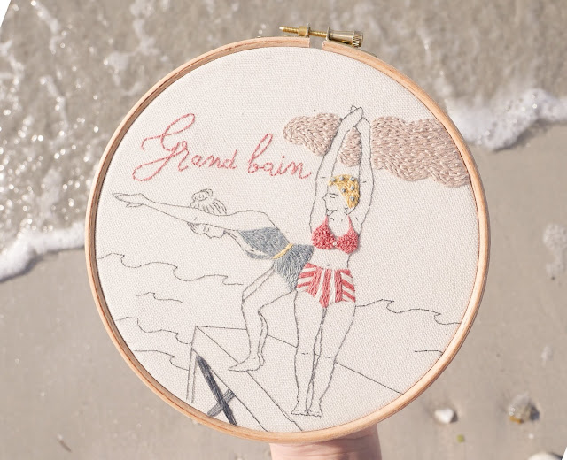 modèle broderie août 2019 #MarionRomainPatterns