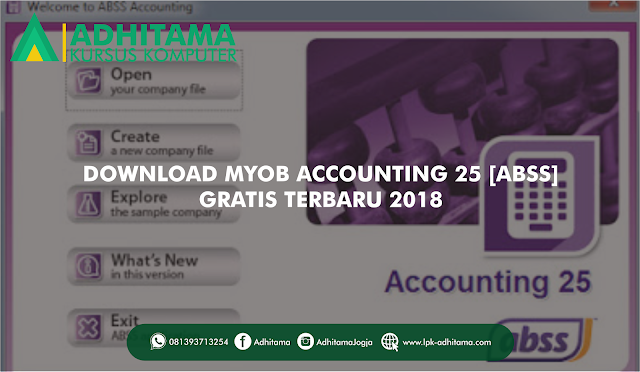 Download Gratis MYOB Accounting v.25 Terbaru 2018