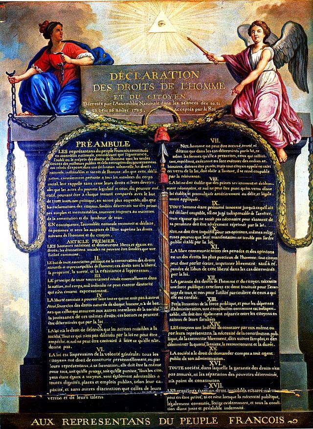 Déclaration des droits de lhomme et du citoyen de 1789 Vikidia l 