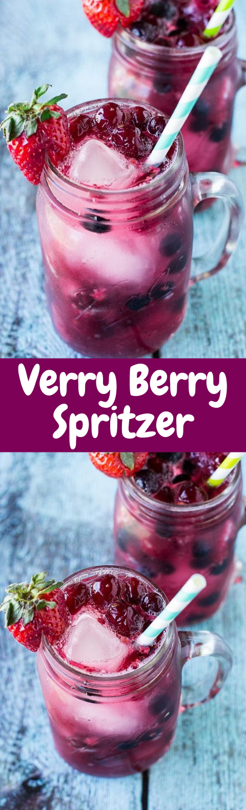 Very Berry Spritzer #Summer #Drink