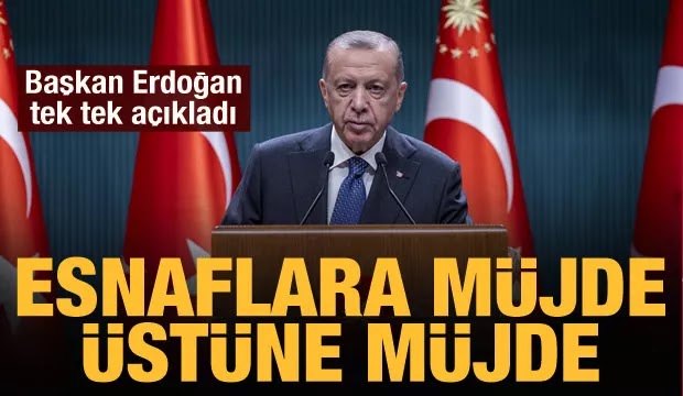 Esnaflara müjde üstüne müjde