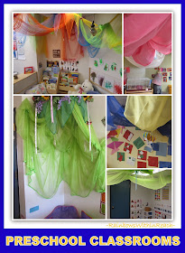 Preschool Classroom Reading Corners via RainbowsWithinReach