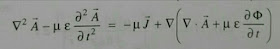 Ecuacion del potencial vectorial