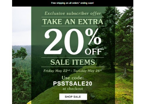 Roots Extra 20% Off Salle Items Promo Code