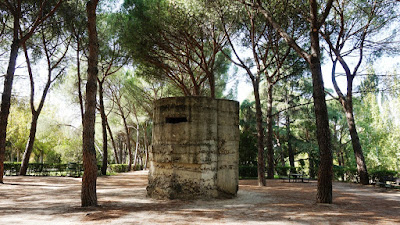 Nidos de ametralladora, Parque del Oeste, Madrid