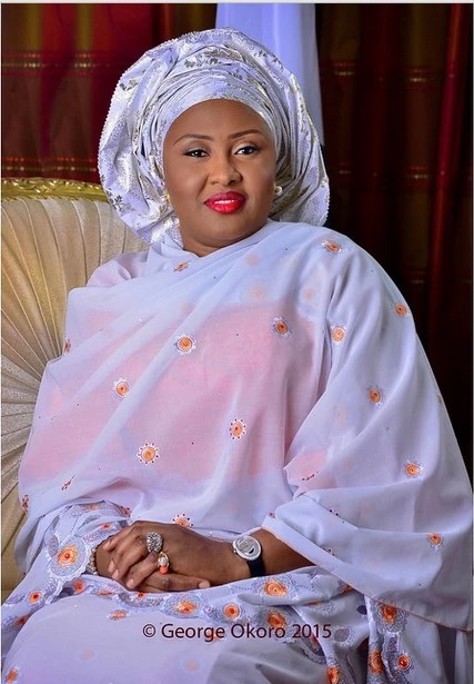 Heart of gold! Aisha Buhari donates bags of rice to Christians for Christmas