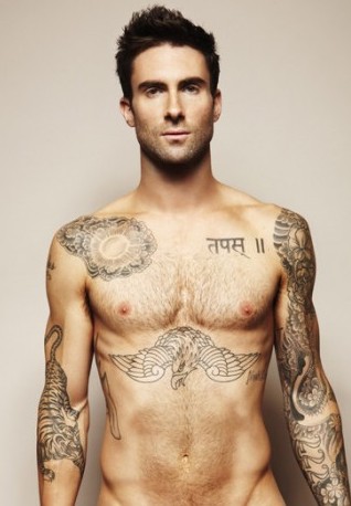 This is Adam Levine lead singer of the group Maroon 5