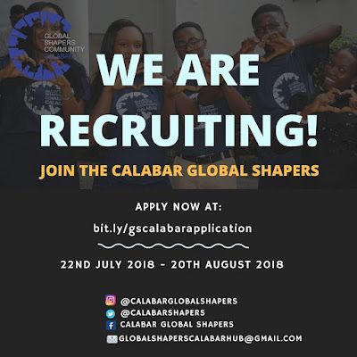 GLOBAL SHAPERS CALABAR HUB RECRUITMENT FOR CALABAR YOUTH  RESIDENTS 2018