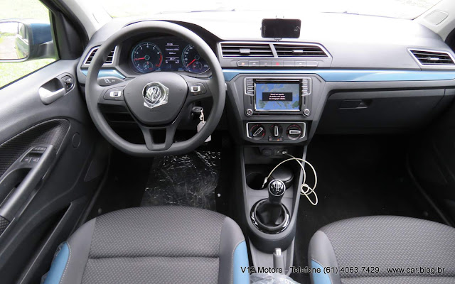 Novo VW Gol 2017 Comfortline - interior