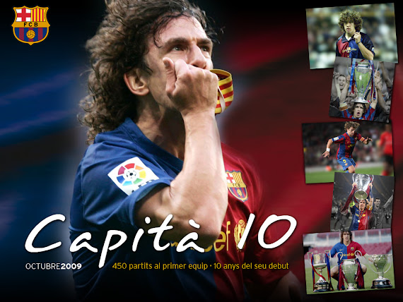 free desktop wallpapers 1024x768 download Carles Puyol sport Barcelona Spain