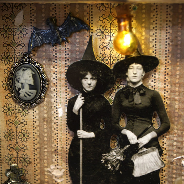 The Witches Cottage: A Tim Holtz Halloween Mixed Media Make