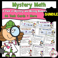  Mystery Math includes 3 math centers