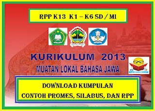 DOWNLOAD RPP Bahasa Jawa K13 KELAS 1 Tahun 2020/2021 Gratis!