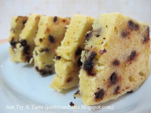 Resep Cake Kukus Tape Singkong Chocolate Chips Just Try Taste