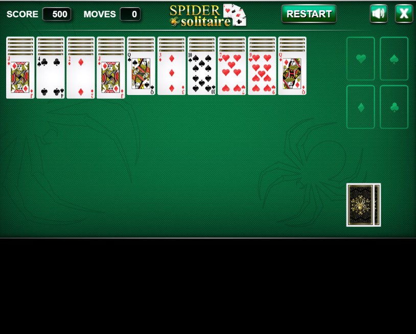 Spider Solitaire Game