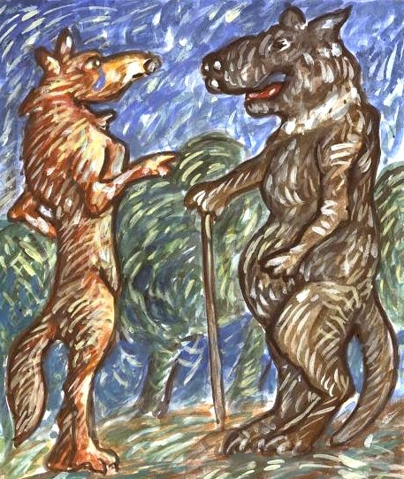 Les Fables De Phèdre Le Loup Et Le Chien