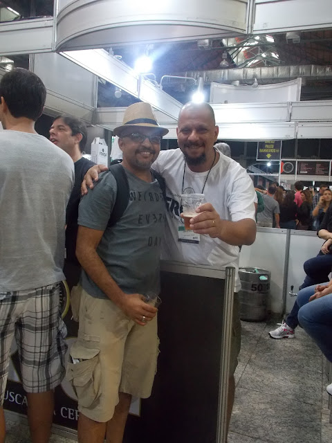 Luiz Araújo e Sérgio Fraga no Mondial de La Bière