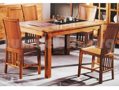 conjunto comedor en teca 4007+4040