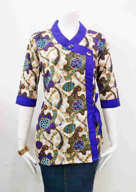 10 Model  Baju  Batik  Resmi Wanita  Terbaru Desain Elegan  2019 