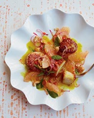 Scallops curry Grapefruit