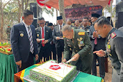 Bupati Dan wakil Bupati OKU Timur Hadiri Upacara Peringatan HUT TNI KE-78.