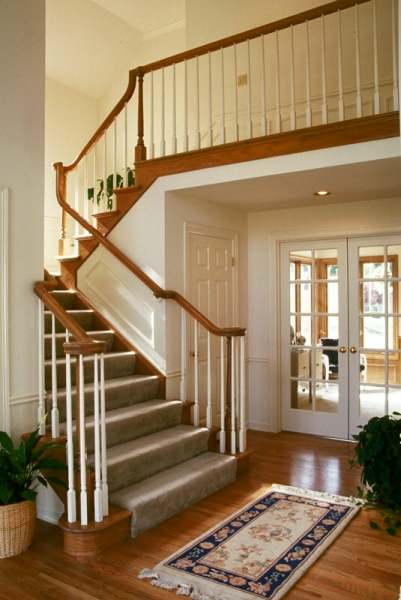 Home Decoration Design: Wooden Staircase Design  Elegant 
