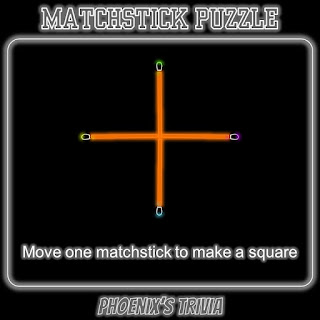 Matchstick Puzzle game 4 puzzle only from Phoenix's Trivia