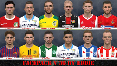 PES 2017 Facepack vol 36 by Eddie Facemaker