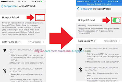 Cara Menghidupkan Hotspot di Iphone (semua tipe)